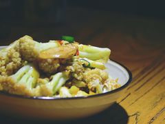 干锅有机花菜-食欲老院子荆芥疙瘩汤(经五路店)
