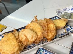 鸡蛋炸馒头片-大槐树烤肉馆(美术馆店)