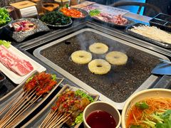 烤菠萝-石煎故事健康烤肉