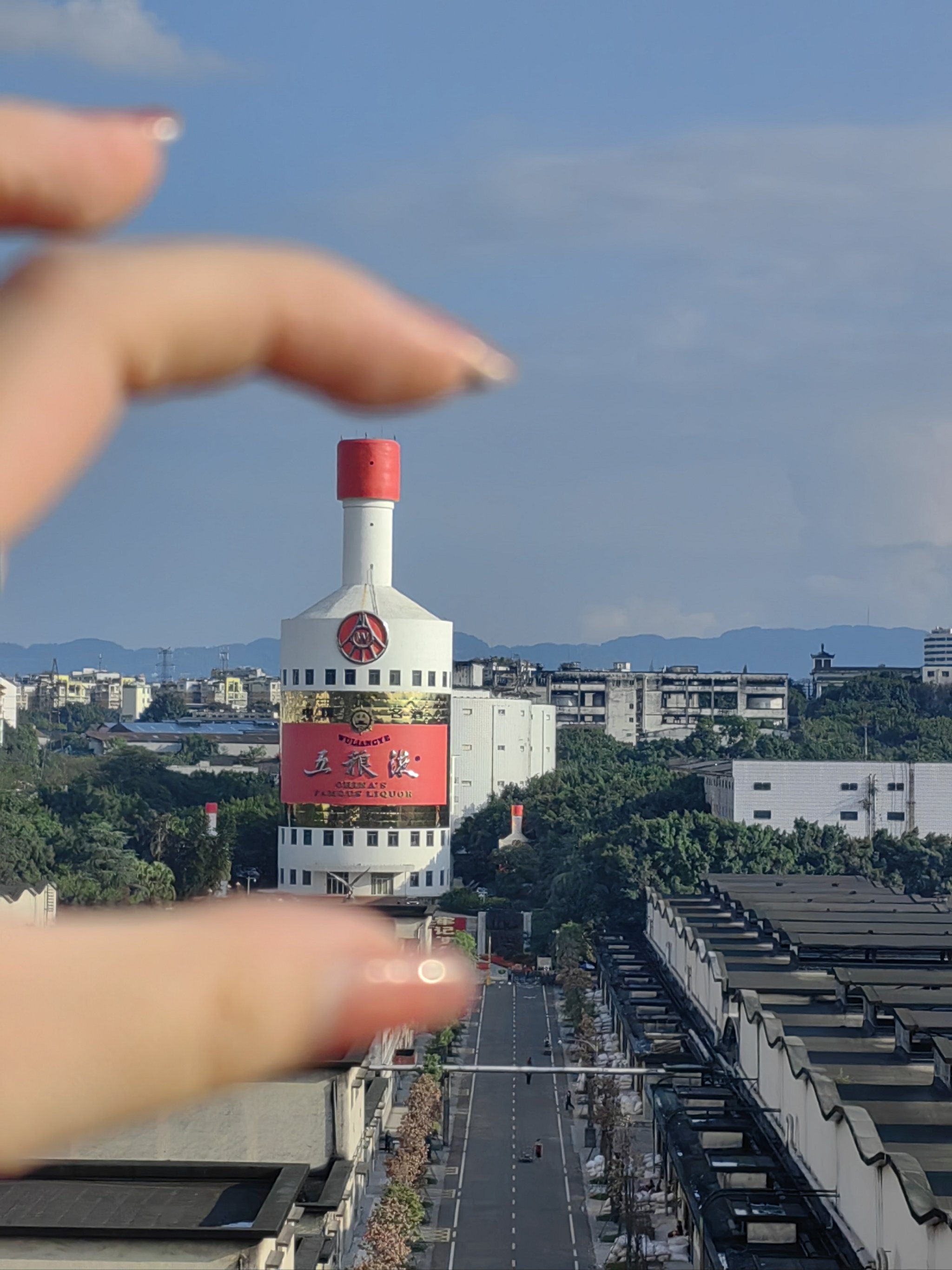 五粮液机场位置图片