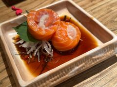 三文鱼荔枝甜虾卷-筱田の食堂·izakaya(淮海中路店)