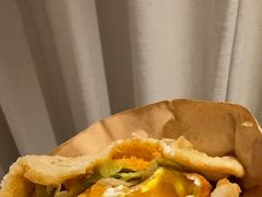 -小红车炸蛋葱油饼