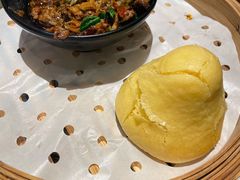 窝窝头配外婆菜-绿茶餐厅(深圳龙华天虹购物中心店)