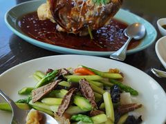 芦笋炒羊肝菌-大连君悦酒店·星海湾壹号Dalian·Dalian(星海广场店)