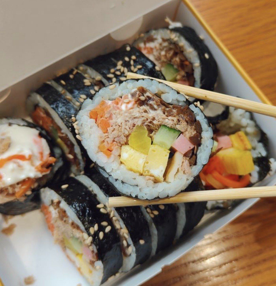 超好吃的紫菜包饭