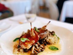 烟熏乳鸽配秋菇-Jean Georges