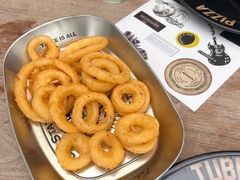 炸洋葱圈-Tubestation站点比萨(五道营店)