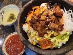 五花肉石锅拌饭-金石陈朝鲜拌饭(东城万达店)