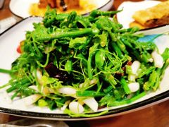 炝拌灰灰菜-老兰家传统烧烤炒菜泡馍(小南门店)