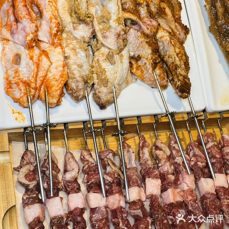这家羊肉串真香呀∽