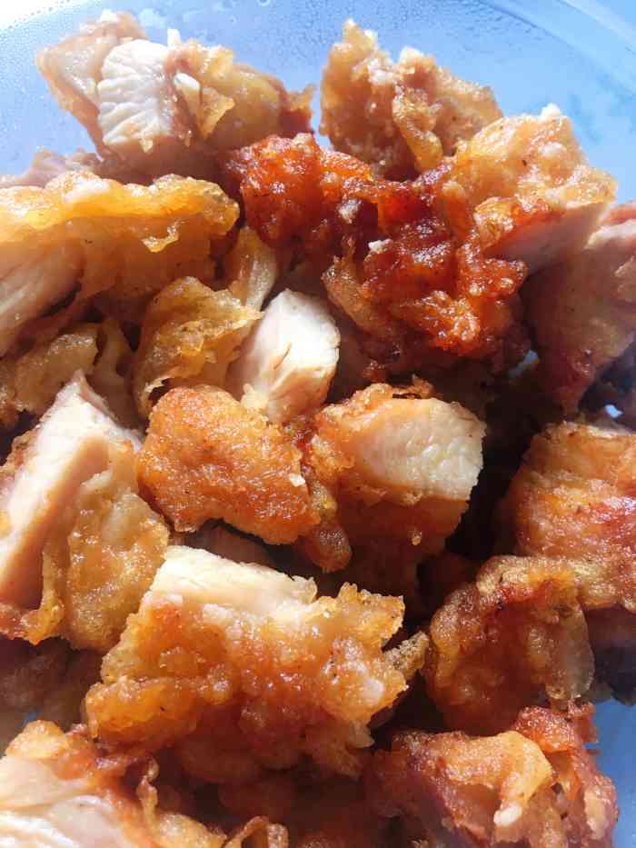 张秀梅烤肉拌饭脆皮鸡饭-"很久没吃烤肉拌饭了,今天吃了一次这家的,.