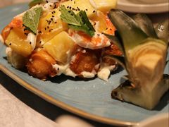 菠萝油条虾-志明眷村·台式融合菜·宵夜