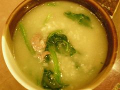 菠菜猪肝粥-粥全粥到