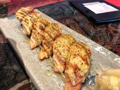 炙三文鱼寿司-炙柒Sekinana·精致料理 烧鸟·铁板烧(海上世界店)