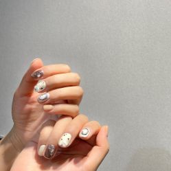 -复古绿·少女主题美甲美睫
