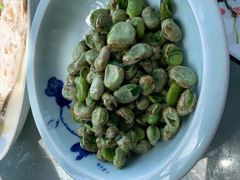 葱爆蚕豆-红樽舫湖州菜.湖景餐厅(太湖渔人码头店)