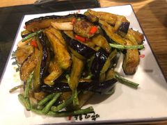 茄子豇豆-鸡毛店·川菜(双楠店)