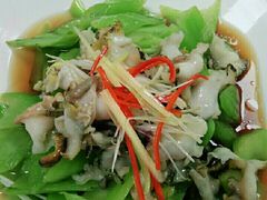葱油螺片大芥菜-百富源·海鲜辽菜(浑河堡店)