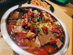 鸭血-游园觅食记夜市·小龙虾大排档