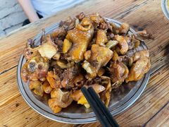 红烧鸡-老鲍农家乐