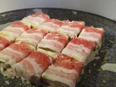 五花肉包浆豆腐-秦炉烤肉(财富中心店)