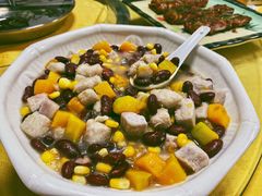 杂粮烩腰豆-将军陂美食山庄·瓦缸炭烧鸡