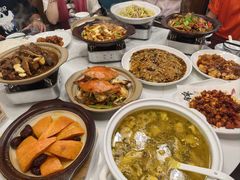 -阿峰饭店·本地土菜馆·农家土鸡煲·一品神仙鸡(报福店)