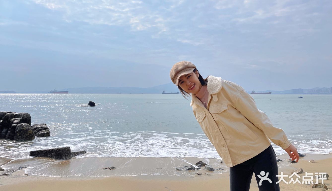 冬天厦门海滩的日落🌄白城沙滩打卡