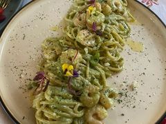 鲜辣虾仁青酱意面-花·fleur古董西餐厅(西城夜未央店)