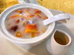 木瓜鲜奶炖桃胶-鸿达渔港