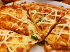 鸡肉披萨配蛋黄酱-萨莉亚意式餐厅(特力时尚汇店)