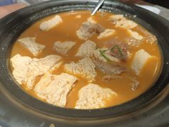 老汤豆腐炖黑猪大肠头-巧庆楼·茶膳