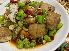 辣椒炒臭豆腐-凡老头米线砂锅(古荡新村西粮站)