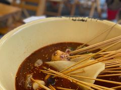 -拈签一笑黄牛肉辣卤串串