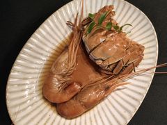 冰镇花雕六月黄拼深湖虾-山塘渡·苏式园林餐厅