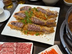 椒盐泰国濑尿虾-好彩海鲜火锅饭店(银河百老汇店)