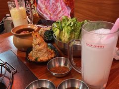 桃子可尔必思-大阪烧肉BAKA一代(十亩地店)