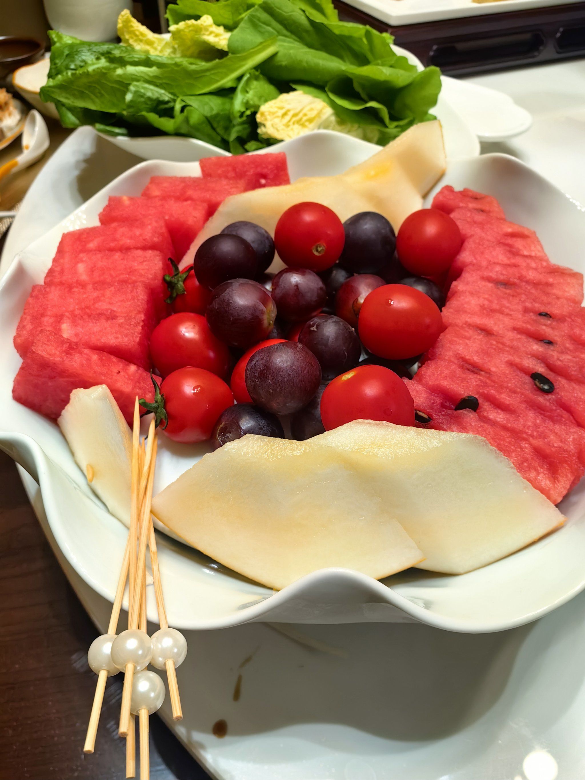 西瓜熟的有点过…