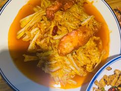 虾头炒白菜-吕氏疙瘩汤·私家菜馆(慈云寺店)