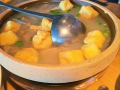 青蒜鸡鸭血汤-溪林小馆(浦江城市生活广场店)