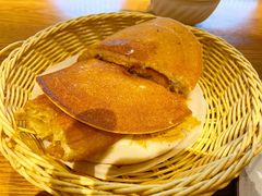 肉松色拉米饭饼-花悦豆香
