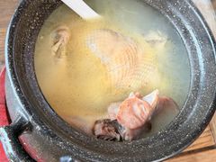 崂山泉水鸡-崂山水果园农家宴(泉水鸡店)