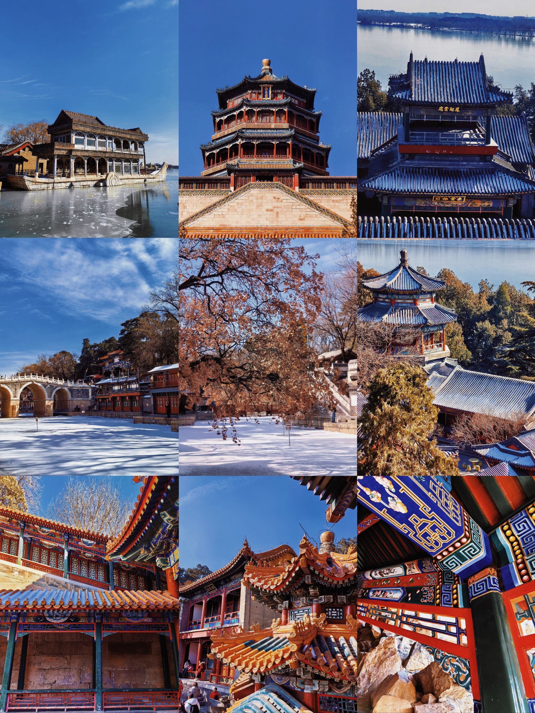 皇家后花园😍冬景如画