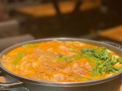 年糕五花肉火锅-花腰餐吧Bistro烧烤 傣味(传媒大学店)
