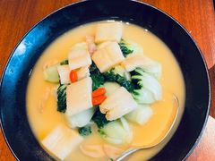 鸡汤竹笙烩菜-王府井文华东方酒店-紫膳餐厅
