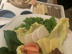 蔬菜拼盘-左庭右院鲜牛肉火锅(环球港店)