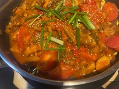 -贵州辣子鸡番茄鸡