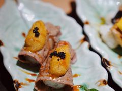 火焰牛肉海胆寿司-山葵家·创意料理(宁波来福士店)