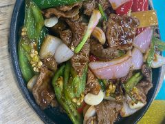 铁板黑椒牛肉-利雅园酒家(大沙地店)