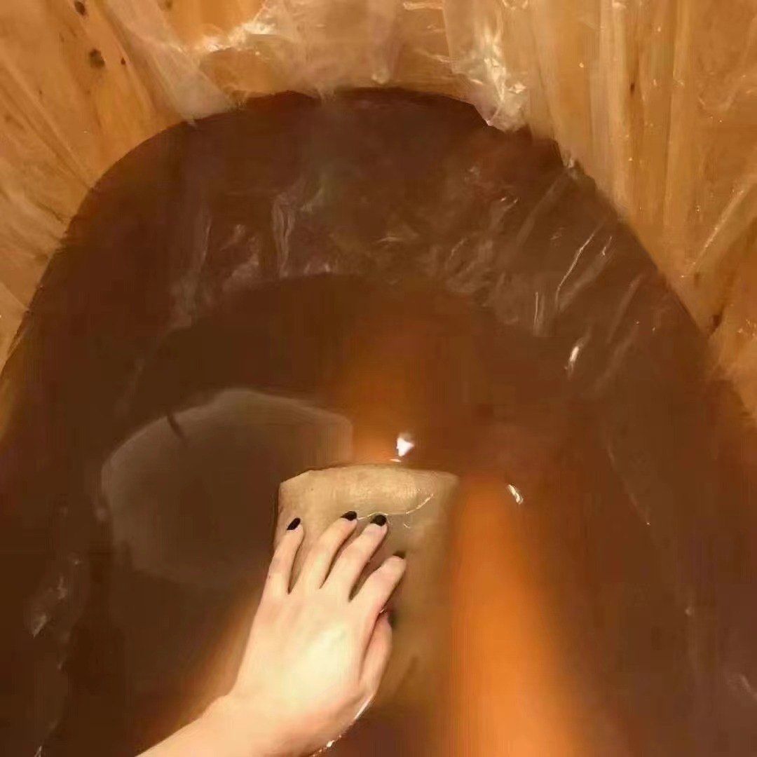 木桶浴体验,放松一下